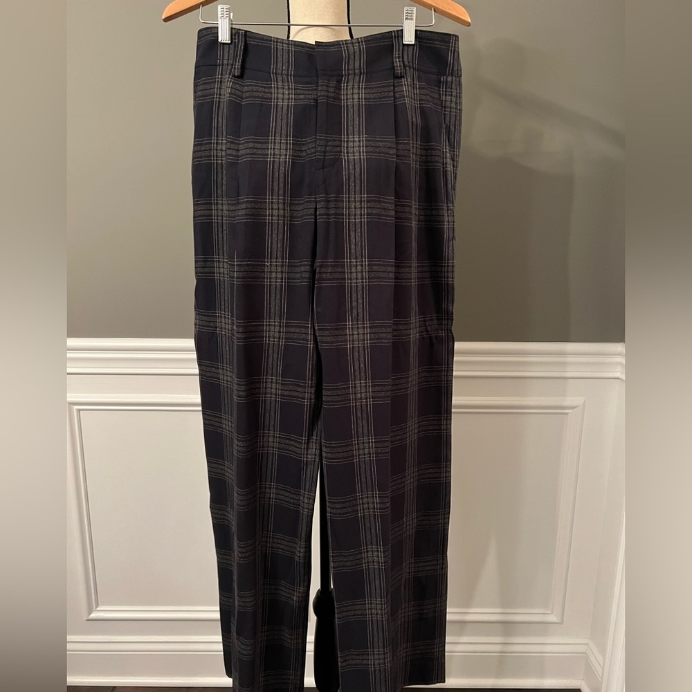 Vince Plaid Pants